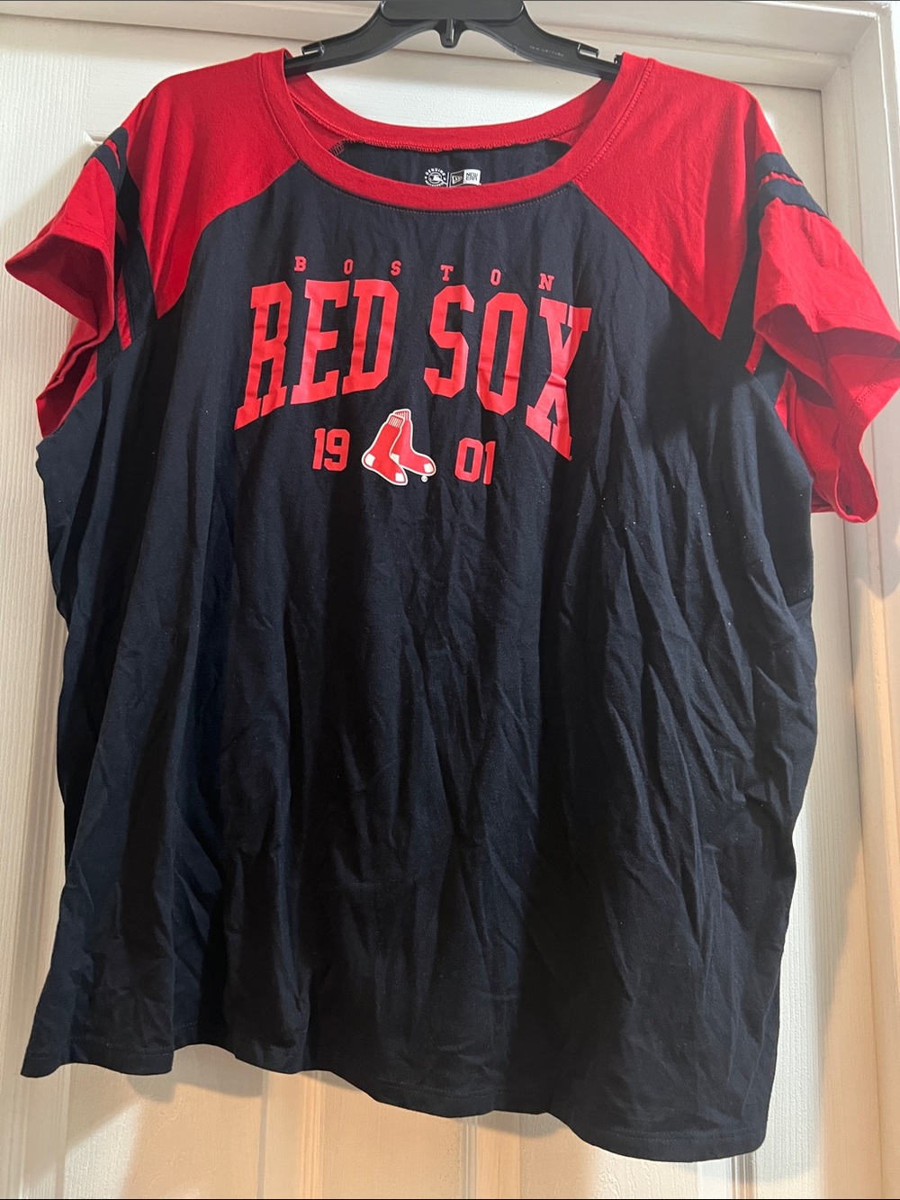torrid Black & Red Boston Red Sox Raglan Tee